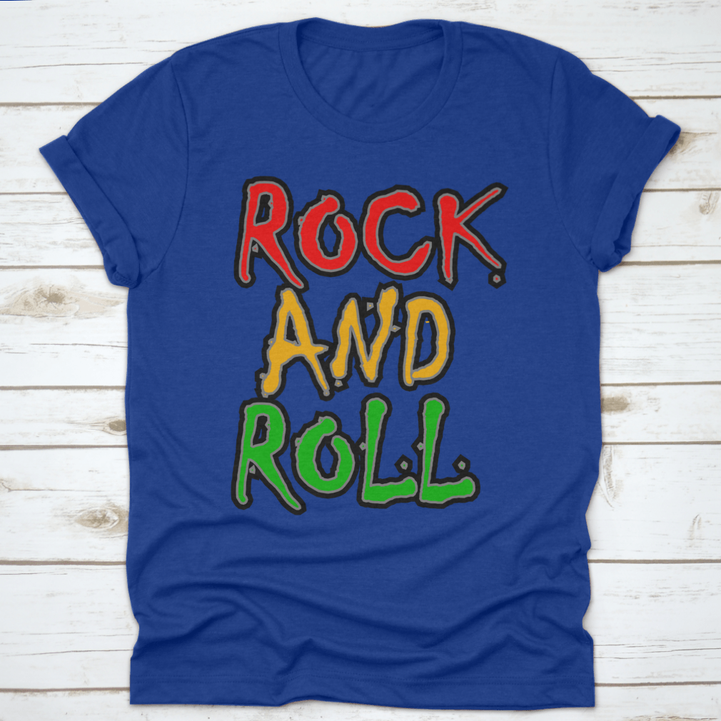 Rock And Roll Colorful, Musically Inclined and Motivational Design for