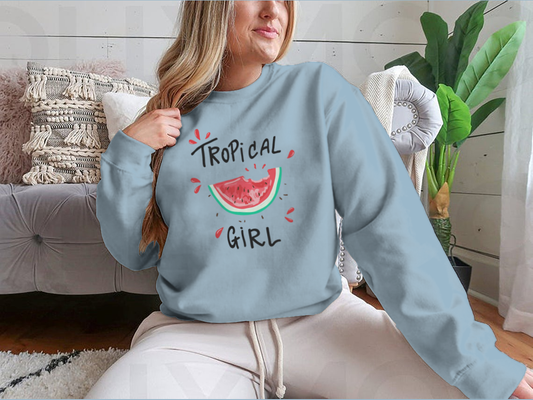 Tropical Girl Slogan