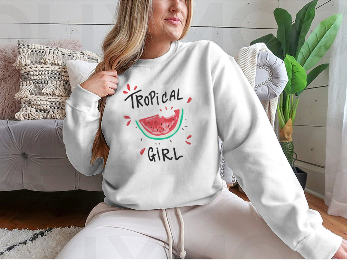 Tropical Girl Slogan