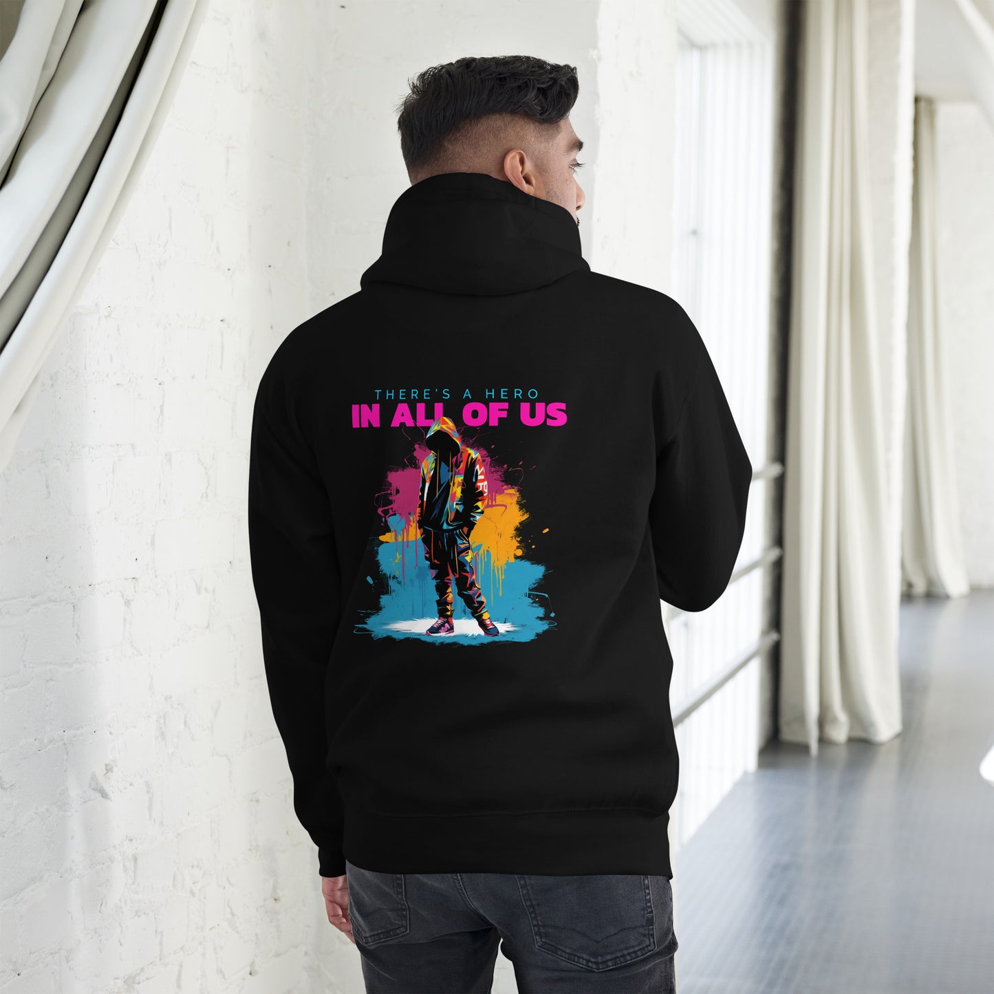 "There's a Hero in all of us" Unisex Hoodie