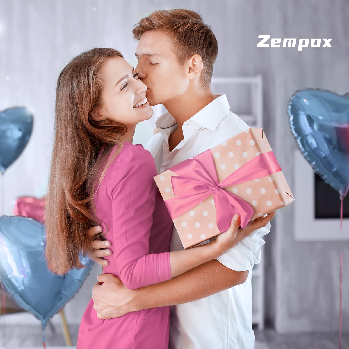 Zempox Adjustable Dumbbell Set of 2, 4 in 1 Free Weights Dumbbells Set for Women, Hand Weights for Women at Home, Each 2lb 3lb 4lb 5lb with TPU Soft Rubber Handle for Home Gym Exercise Training