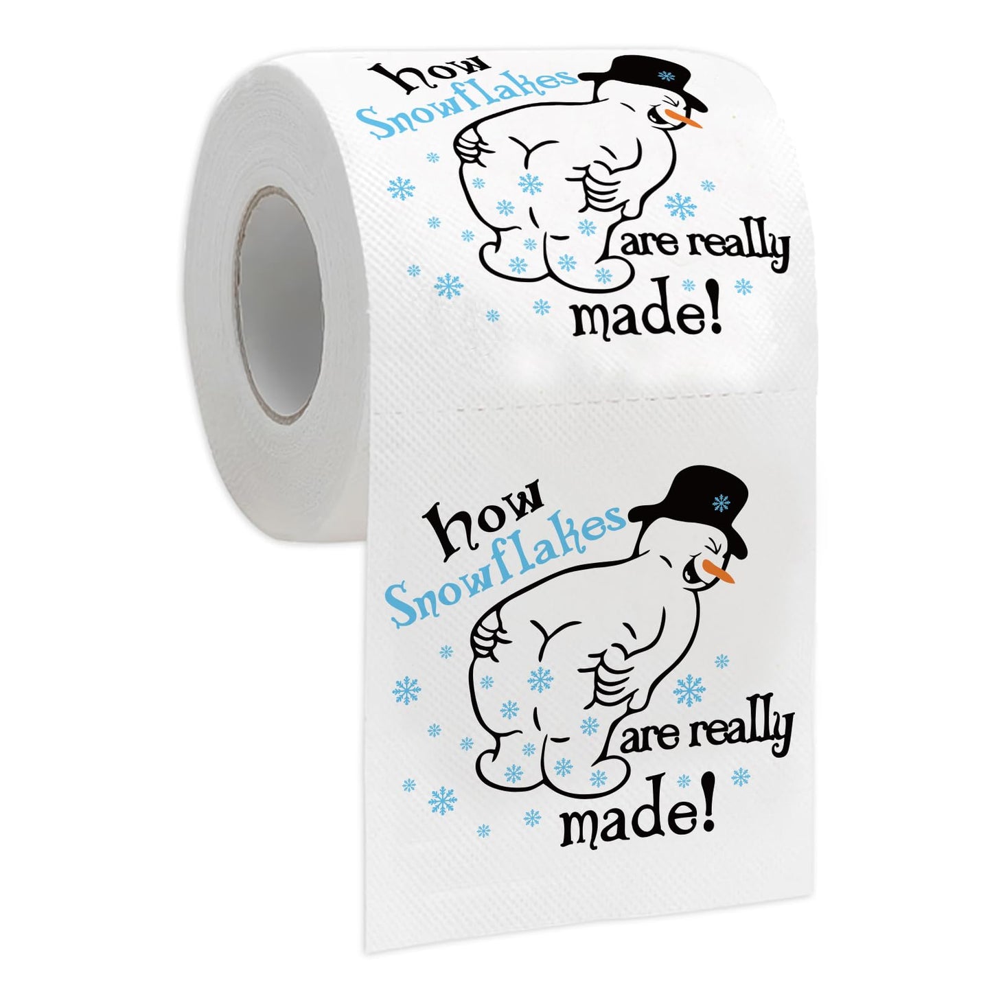 Funny Christmas Toilet Papers, Christmas Bathroom Decorations, 200 Sheets Holiday Toilet Papers, Novelty White Elephant Gag Gifts for Men Women, Xmas Stocking Stuffers Party Decor Supplies