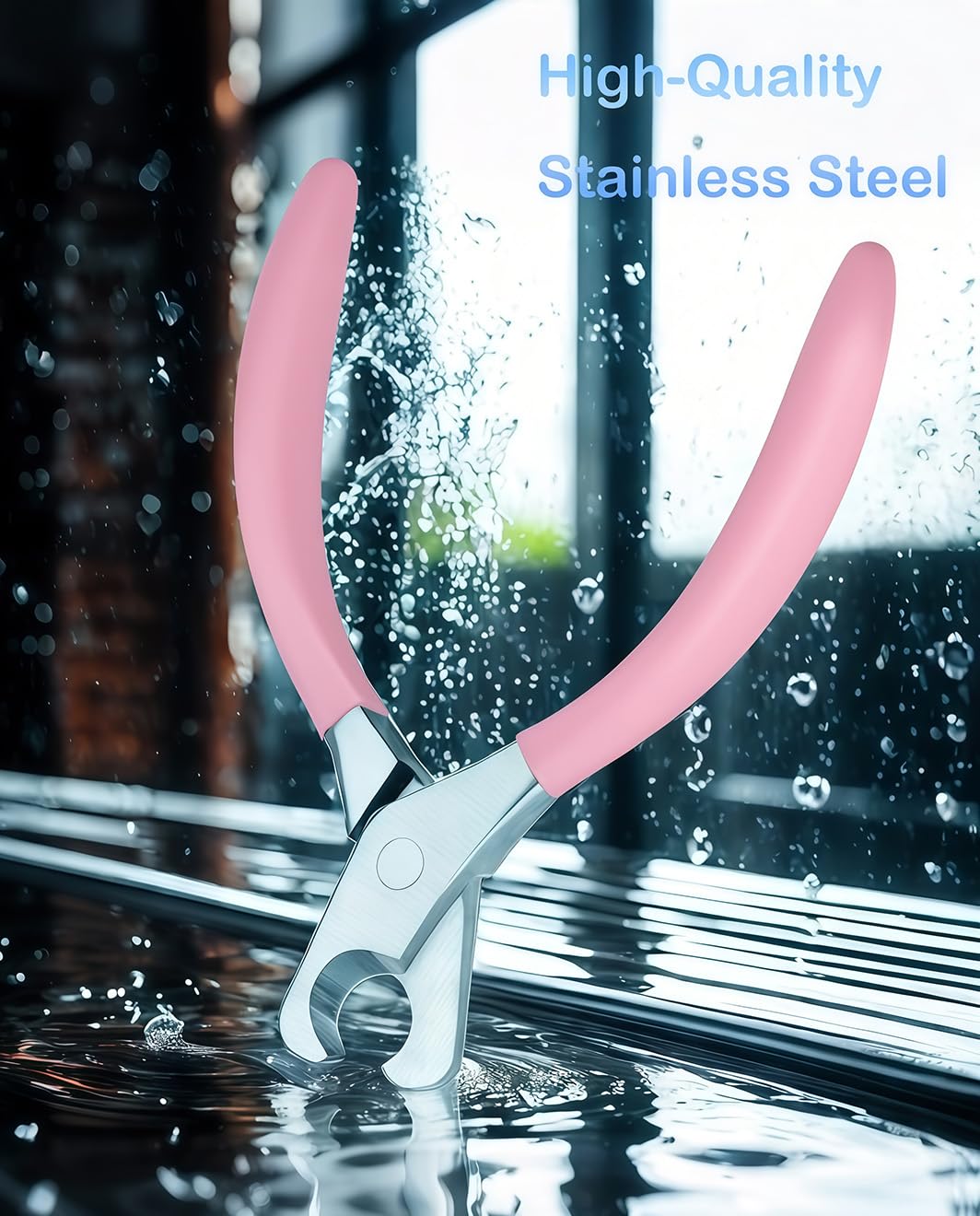 HEYCROWN Large Dog Nail Clippers Wide Jaw Opening Heavy Duty Dog Nail Trimmer Cat Claw Clippers