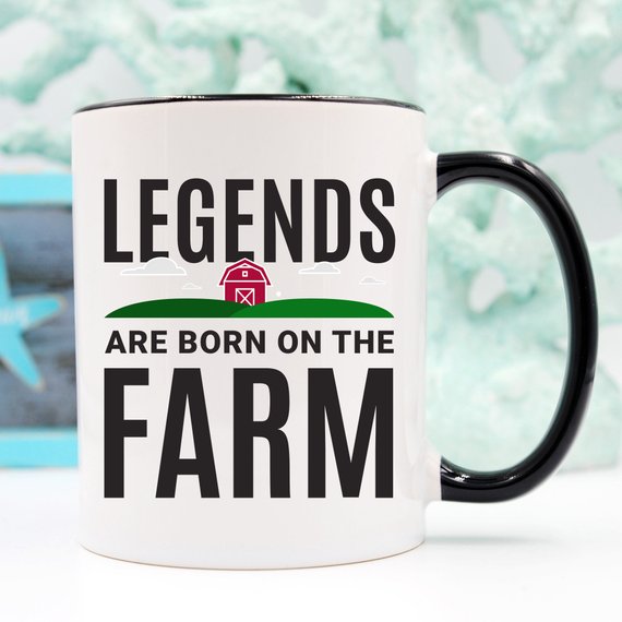 Legends Are Born On The Farm Mug